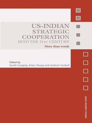 cover image of US-Indian Strategic Cooperation into the 21st Century